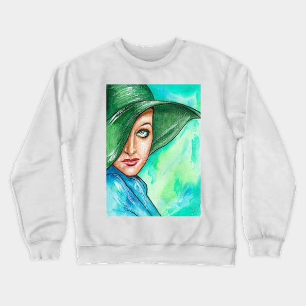 Joan Crawford Crewneck Sweatshirt by Svetlana Pelin